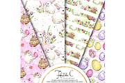 Easter Egg Hunt Paper Pack, a Pattern Graphic by HeidiCIllustration (Thumbnail 5 of 5)