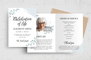 Simple Funeral Program Brochure, a Flyer Template by BrandPacks (Thumbnail 1 of 8)