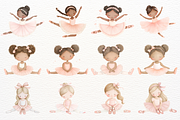 Pink Ballet Clipart Baby Ballerina, a Person Illustration by SugarCloudStudioArt (Thumbnail 8 of 9)