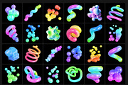 3D Plastic Gradient Graphic Set, a Graphic by LarysaZabrotskaya (Thumbnail 3 of 14)