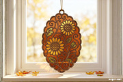 Fall Suncatcher Laser Cut Bundle, a Decorative Illustration by svgocean (Thumbnail 4 of 13)
