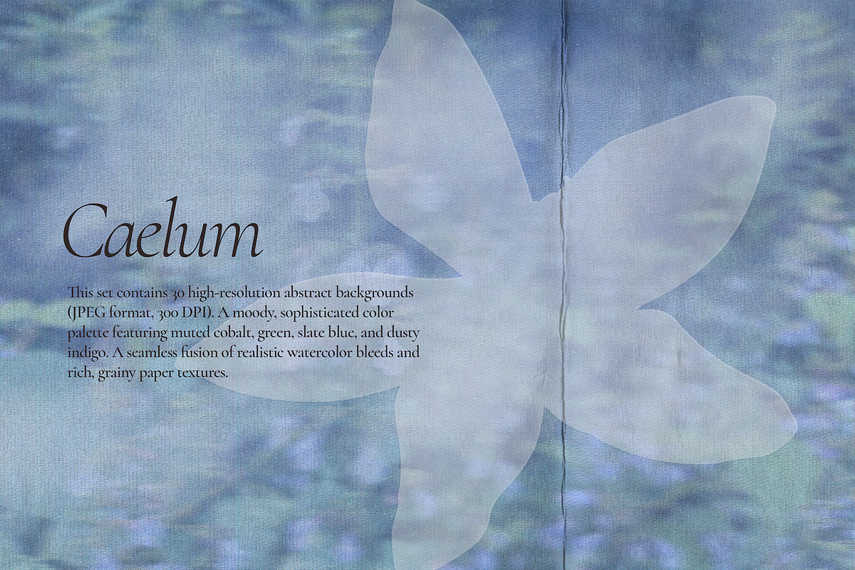 Caelum - Botanical Backgrounds, a Texture Graphic by Watercolor_Ma (Photo 3 of 9)