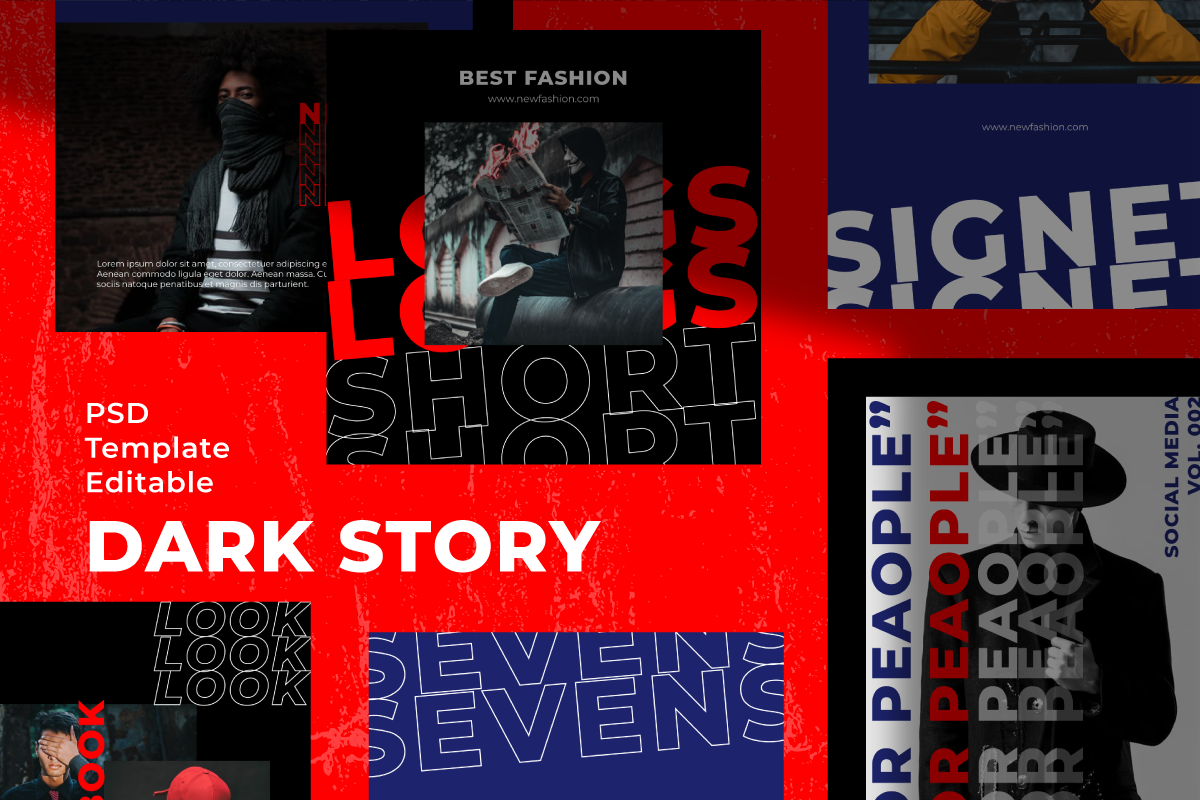 Dark Story Instagram Template, a Social Media Template by Inkofert (Photo 10 of 10)