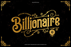 Billionaire typeface