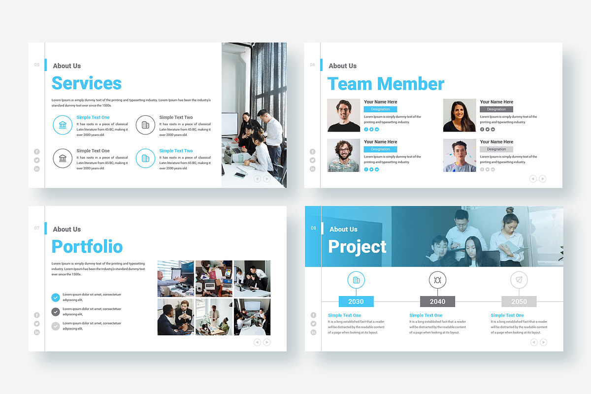 Business Presentation Slide Template, a Presentation Template by zahidhossainalif (Photo 3 of 4)