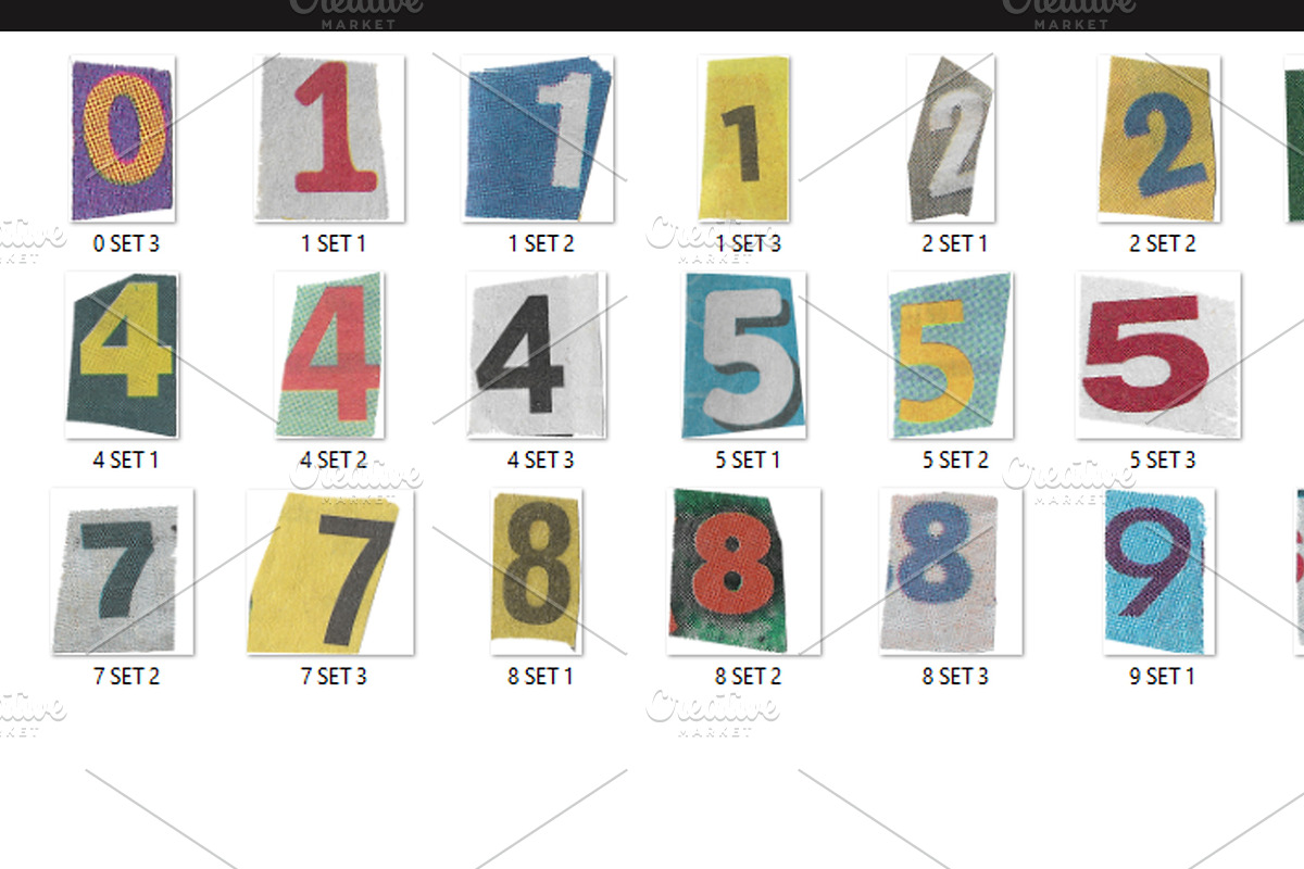 Ransom Letter Font, an Object Graphic by castanearias (Photo 4 of 4)