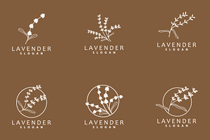 Lavender Logo, Lavender Hand Drawn