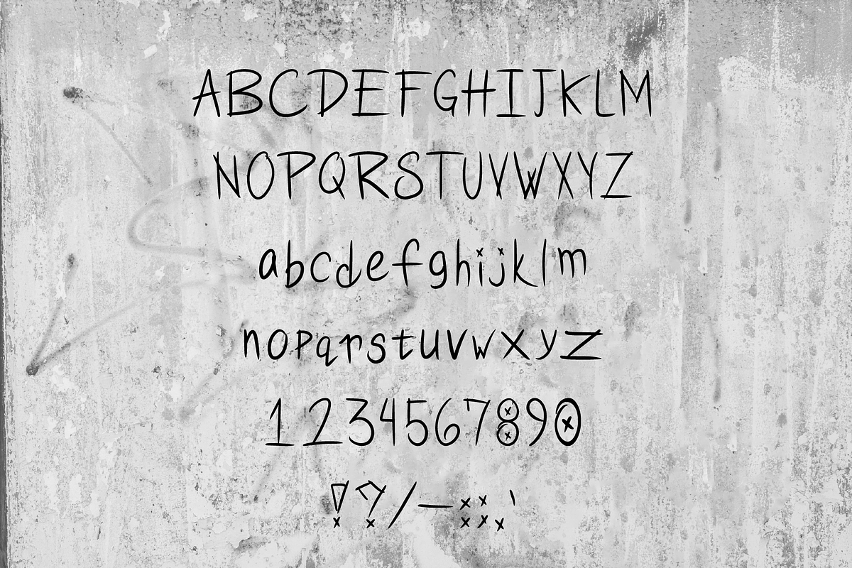 Rule Breaker - Handwriting Font, a Font by HONEYHIVE