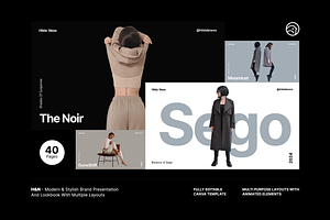 Canva: H&N Modern Brand Template Kit, a Templates & Theme by Designova®