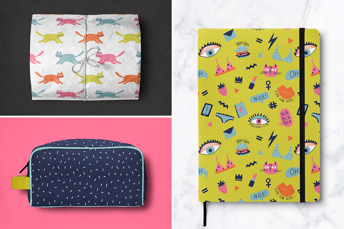 Girl Power stickers & patterns, an Object Graphic by Bosotochka♥Art (Photo 6 of 8)