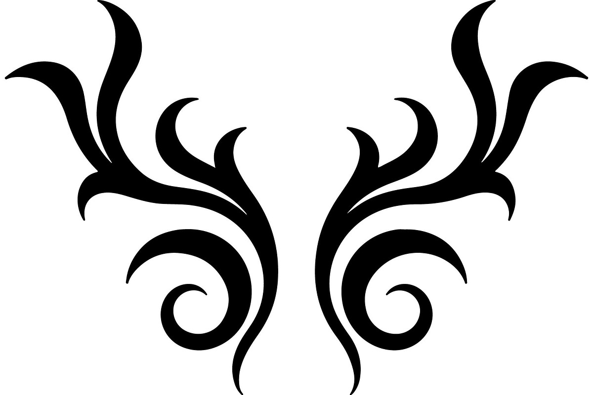 Black Tribal Tattoo Art Elements  bu, an Object Graphic by Creativeshirt (Photo 9 of 10)