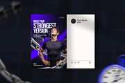 Fitness Gym Promotion Instagram Post, a Social Media Template by RamStudio2 (Thumbnail 2 of 4)