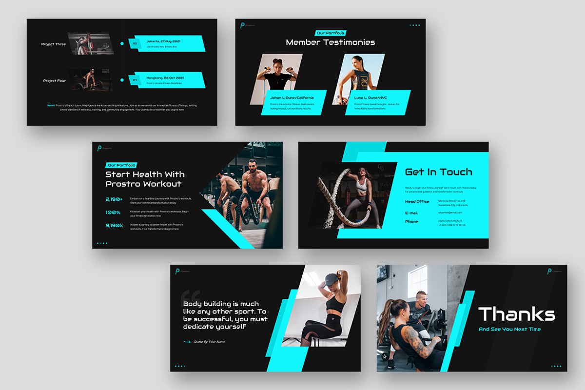 Prostro Workout Class Keynote, a Presentation Template by kerismaker (Photo 8 of 11)