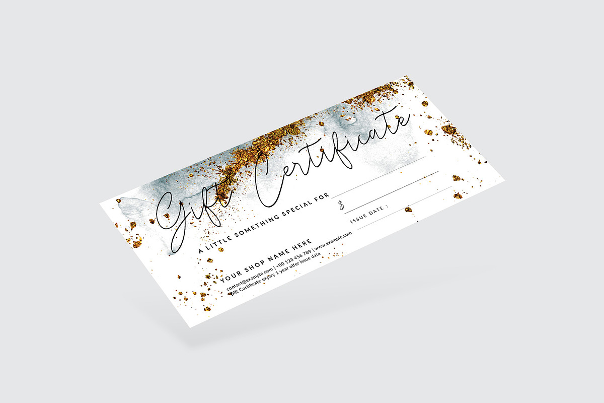 Gift Certificate, a Card Template by Amit Debnath (Photo 5 of 6)