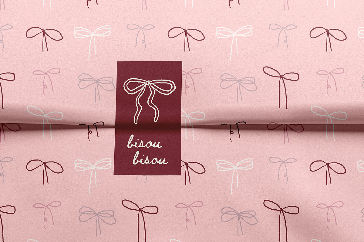 Сoquette patterns & bows, a Pattern Graphic by Cute vector (Photo 5 of 7)