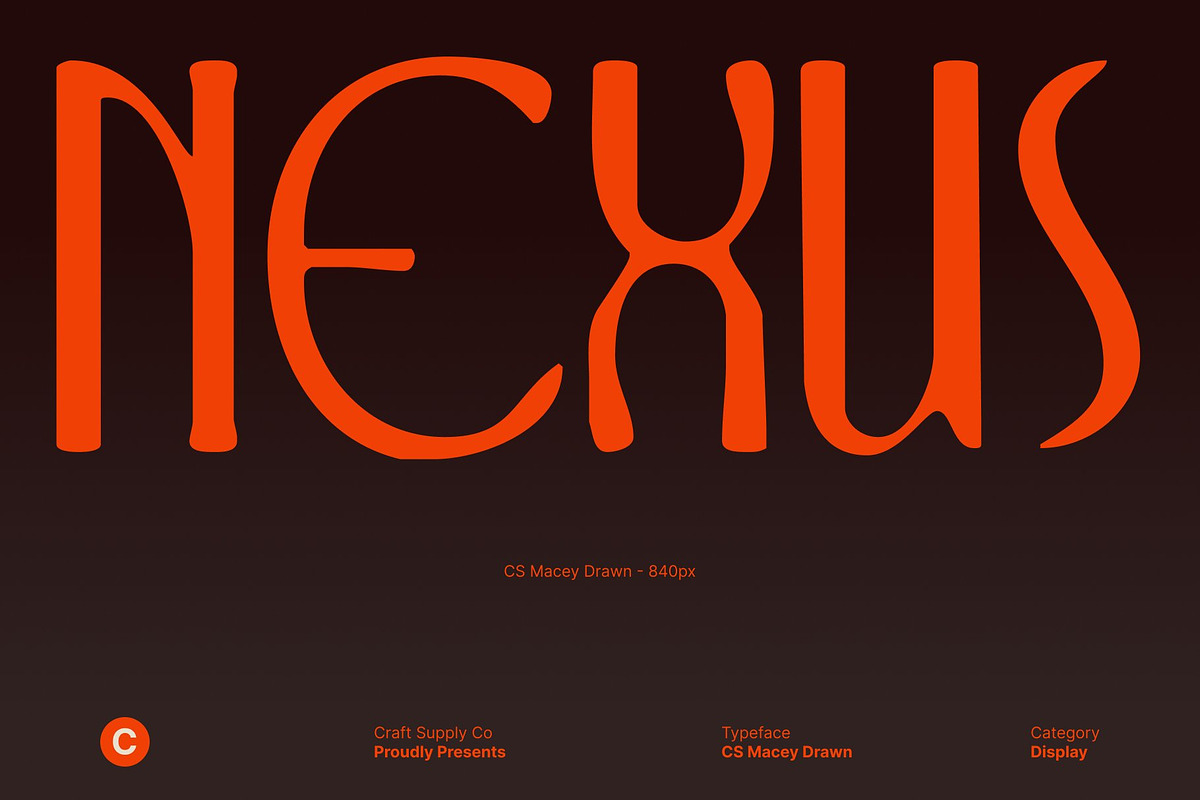CS Macey Drawn, a Serif Font by Craft Supply Co. (Photo 2 of 8)