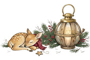 Cozy Winter Animals Clipart Bundle, an Animal Illustration by T-shirt Pond (Thumbnail 15 of 26)