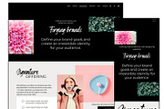 Squarespace template art portfolio, a Squarespace Template by PATCHPO (Thumbnail 4 of 9)