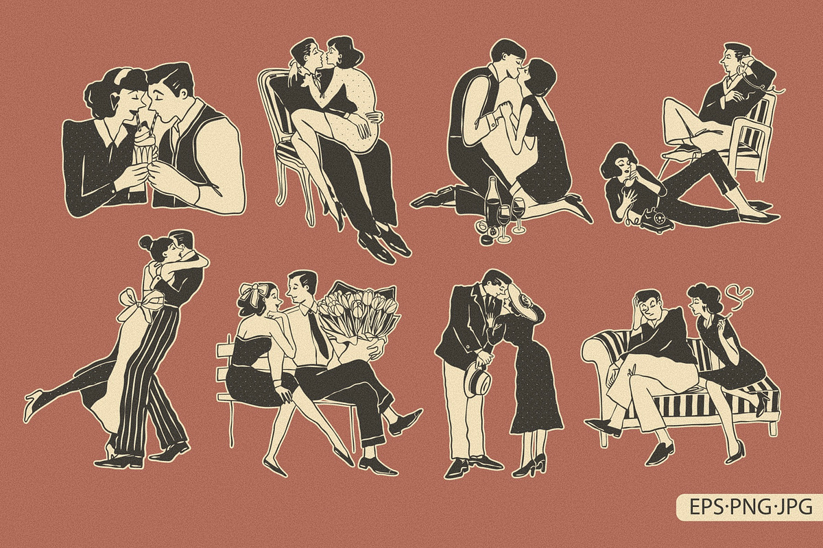 On a Date, a Person Illustration by Twisted Tail (Photo 3 of 7)