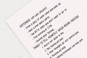 Sunday Project - handwriting font, a Handwritten Font by jyllyco (Thumbnail 6 of 7)