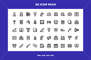 Artist studio icons, an Outline Icon by Wencory (Thumbnail 1 of 2)