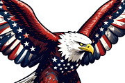 USA Eagle, an Animal Illustration by Sharon Schwalbe (Thumbnail 3 of 5)