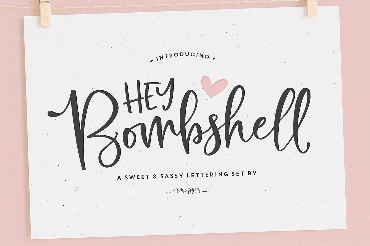 Hey Bombshell Font Family