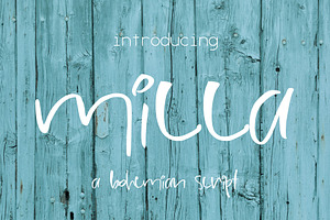Micca Font, a Script Font by SophieSaxo