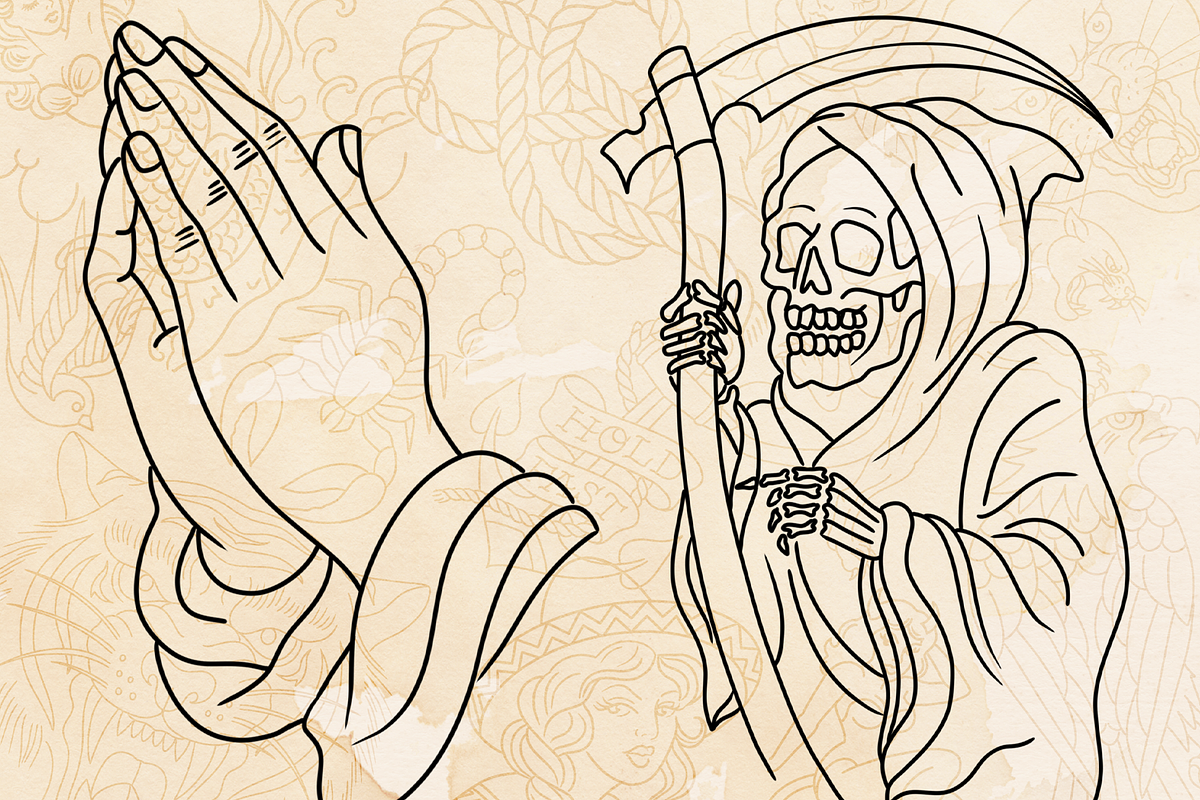 Traditional Tattoo Coloring Pages, an Illustration by Aloha Bhava (Photo 5 of 7)
