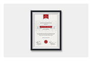 Simple Certificate, a Stationery Template by silukEight (Thumbnail 5 of 9)