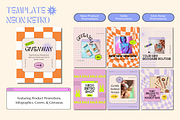 2in1 90s Aesthetic Canva Insta Pack, a Social Media Template by Guavamelo Studio (Thumbnail 14 of 19)