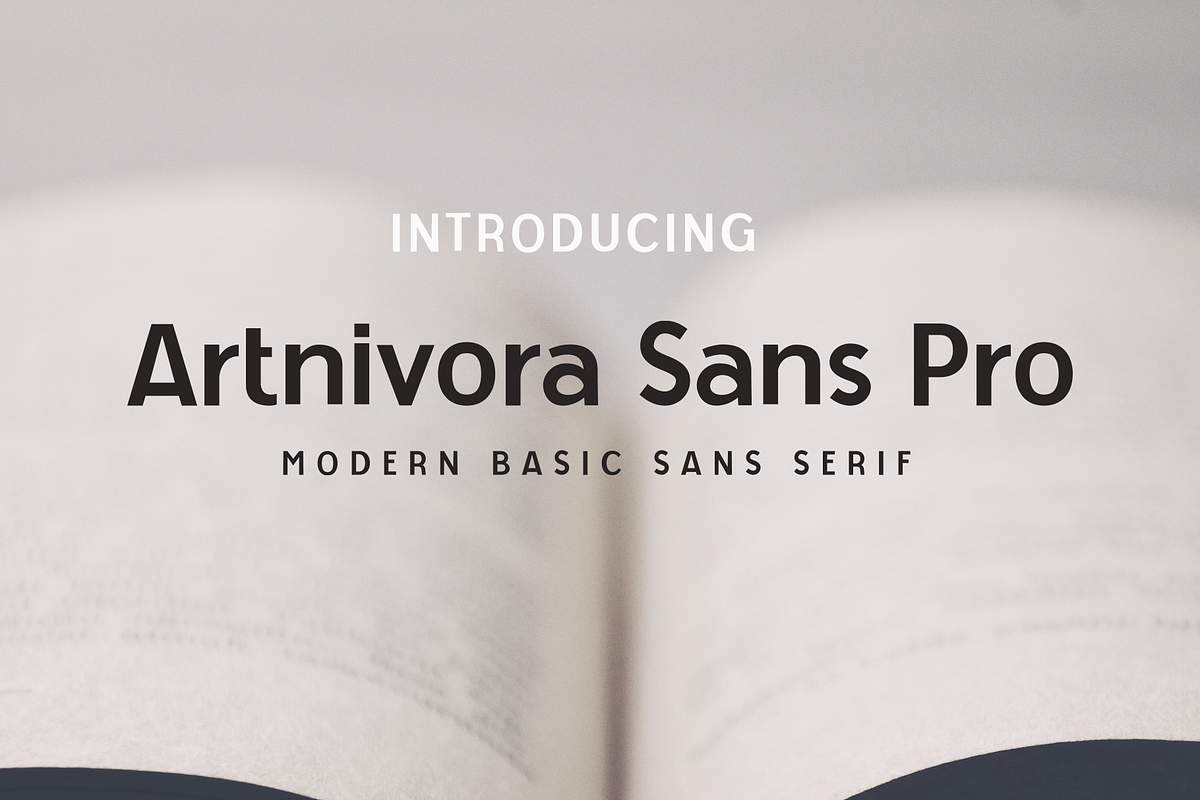 Artnivora Sans Pro, a Sans Serif Font by ivan_artnivora (Photo 1 of 4)