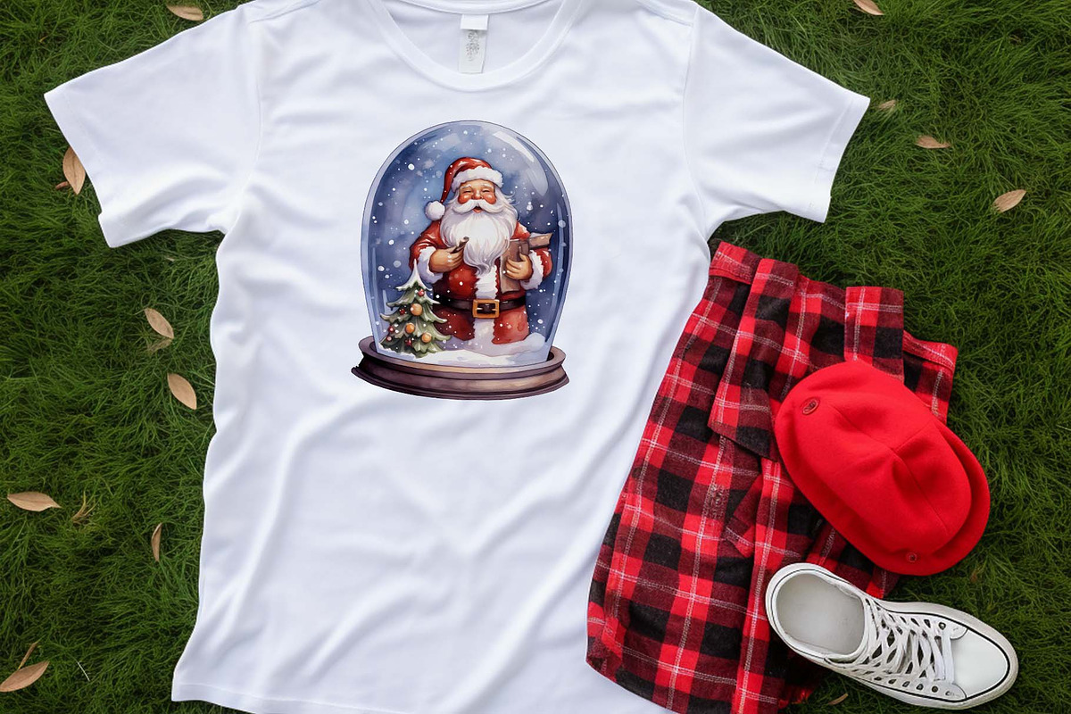 Christmas Snow Globe Clipart Bundle, an Illustration by Moon Studio (Photo 8 of 11)