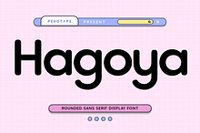 Hagoya - Rounded Font