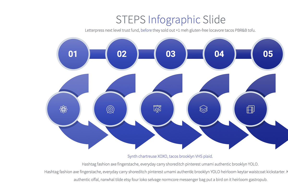 STEPS - PowerPoint Infographics, a Presentation Template by Pulsecolor