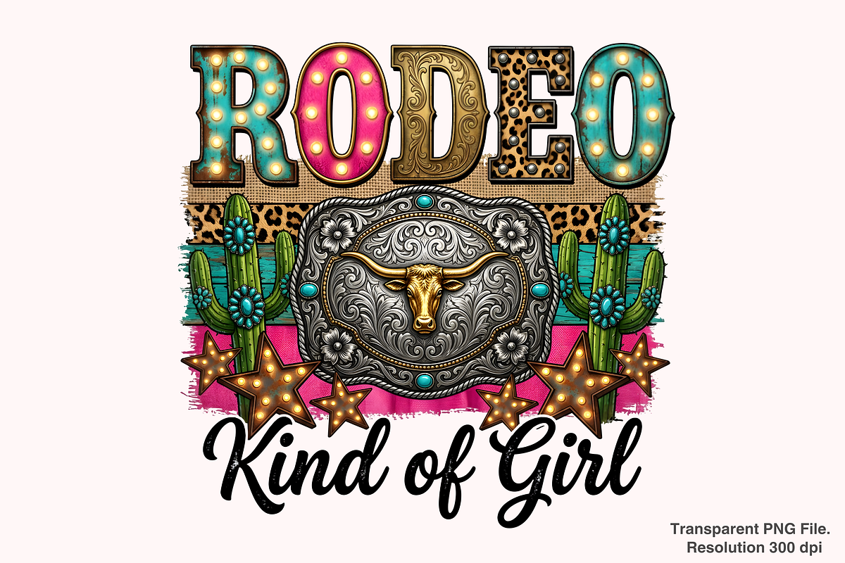 Rodeo Kind Of Girl Png, Cactus Png, an Object Graphic by Clipart Bloom (Photo 1 of 3)