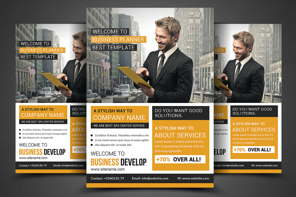 Professional Creative Corporate  Bus, a Flyer Template by AfzaalGraphics (Photo 1 of 4)