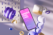 Google Pixel 9 Pro mockups, an Android Mockup by Wannathis.one (Thumbnail 6 of 10)