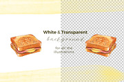 Cozy Breakfast Options | 5 Cliparts, a Food Illustration by Miriam Figueras (Thumbnail 3 of 3)