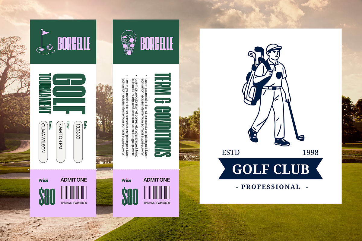 Golf Icon Set, a Sport Illustration by Veyla (Photo 7 of 9)