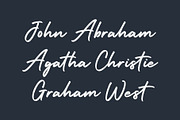 Holiday - Script Handwritten Font, a Script Font by alphArtype (Thumbnail 6 of 13)