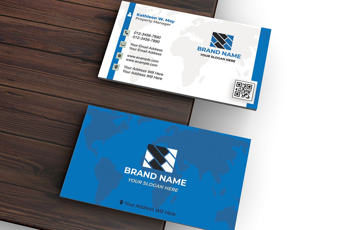 Editable Visiting Card PSD preview 3