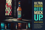 Gothic Beer Mockup Pack x4, a Product Mockup by SmartDesigns (Thumbnail 1 of 3)