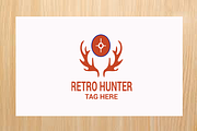 Retro Hunter Logo, a Branding & Logo Template by erikadesign (Thumbnail 1 of 3)