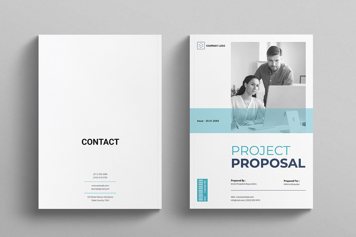 Project Proposal Template, a Brochure Template by E-Type (Photo 7 of 7)
