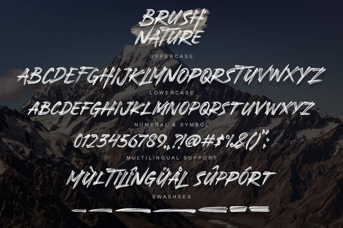 Brush Nature | Realistic Brush SVG, a Handwritten Font by Madhaline Studio (Photo 12 of 12)