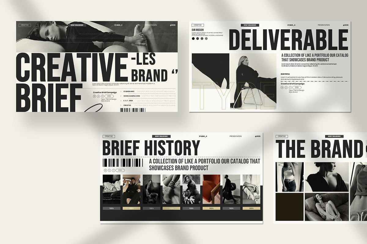 CREATIVE BRIEF PRESENTATION TEMPLATE, a Presentation Template by Aura Agency (Photo 4 of 10)
