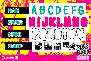 Punk Flyer - Zine Font