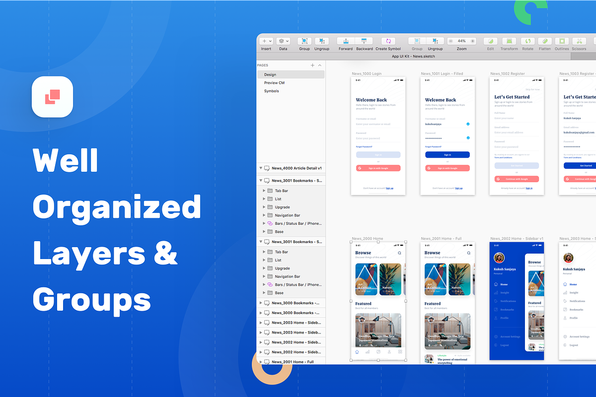 Bacao News and Rea, an App Template by Designspace (Photo 3 of 5)