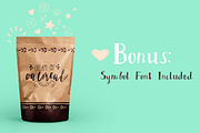 Cream of oatmeal font trio, a Script Font by Maria Zebroff (Thumbnail 4 of 7)